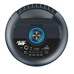 Music Star - Amplificador Karaoke con luces LED