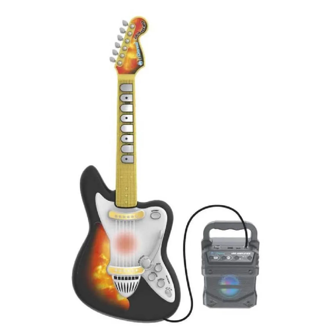 Music Star - Guitarra eléctrica con amplificador