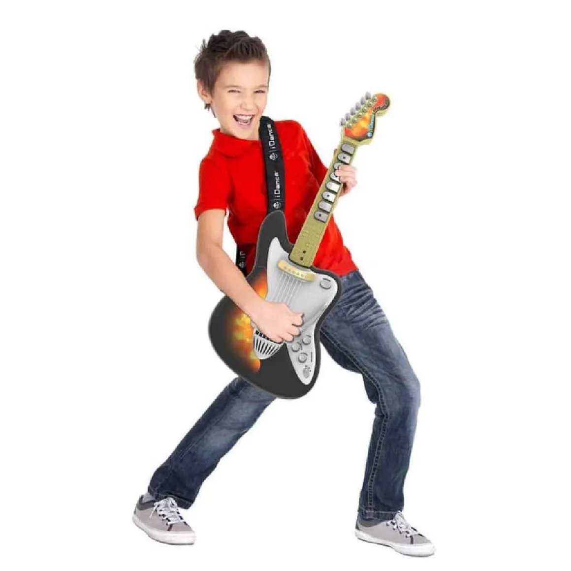 Music Star - Guitarra eléctrica con amplificador