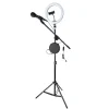 Music Star - Micrófono con amplificador y halo de luz