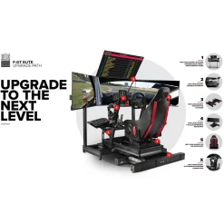 Next Level Racing Cockpit Aluminium Simulator para sillón Gaming Front & Side Mount Edition