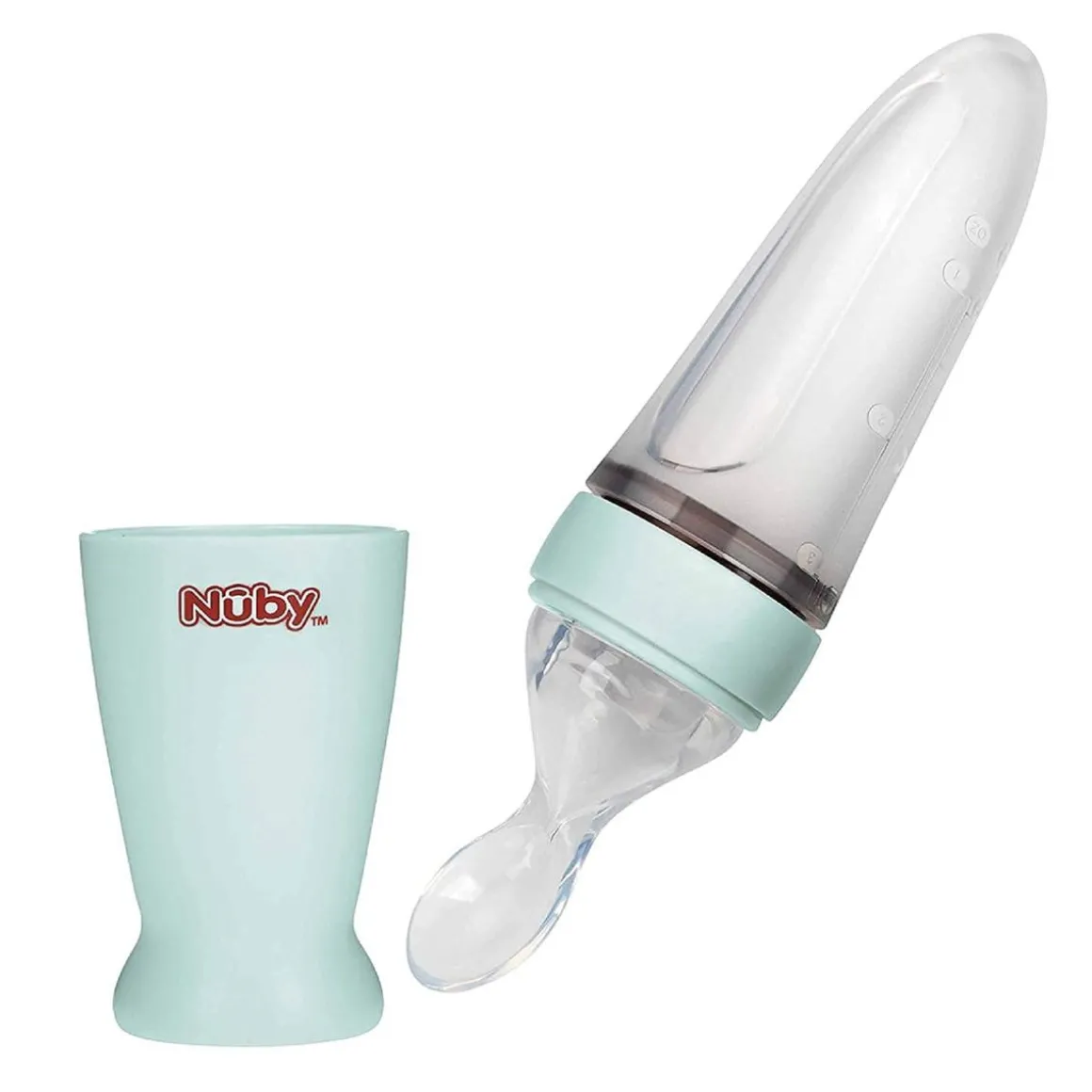 Nuby - Alimentador con cuchara de silicona