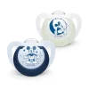 Nuk - Pack 2 chupetes Star Day & Night Mickey 6-18 meses
