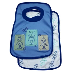 Olmitos - Set de 2 Baberos Robots