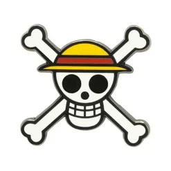 One Piece: caja de regalo XXL con cuaderno, cristal y pines Skull ㅤ