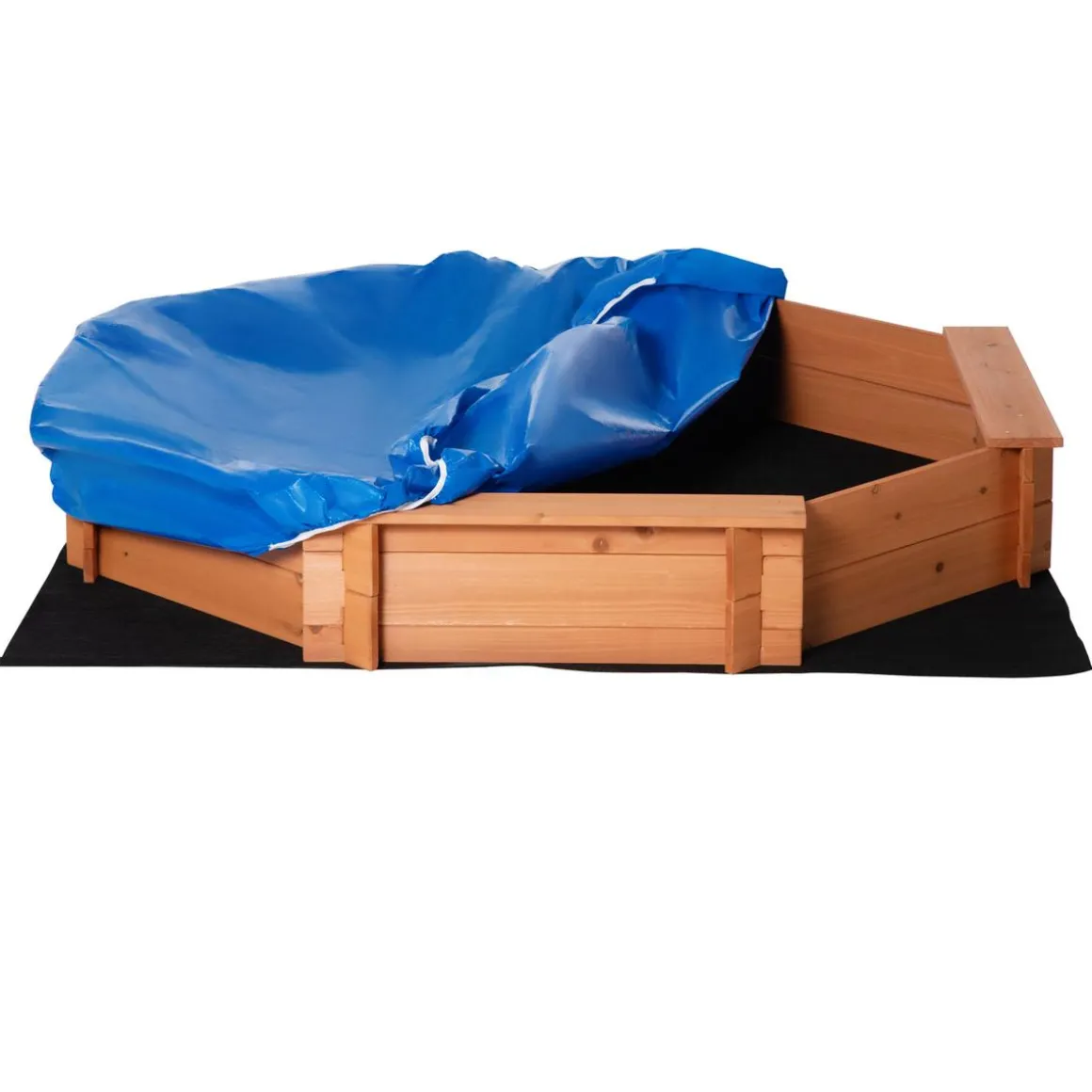 Outsunny - Arenero de Madera para Niños