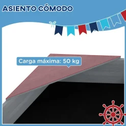 Outsunny - Arenero infantil madera Barco