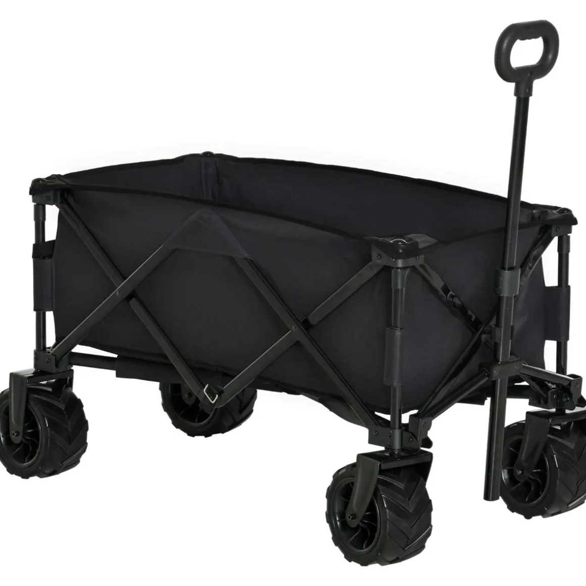 Outsunny - Carro de playa plegable