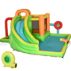 Outsunny - Castillo hinchable 7 en 1 grande
