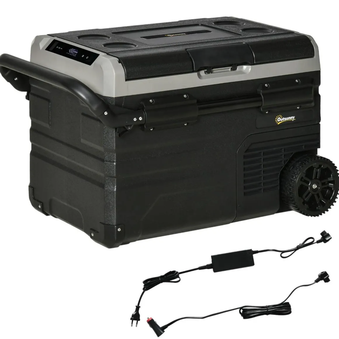 Outsunny - Nevera congelador portatil 40L Negro