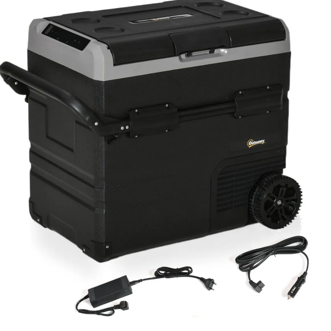 Outsunny - Nevera congelador portatil 45L Negro