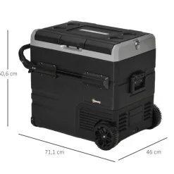 Outsunny - Nevera congelador portatil 45L Negro