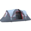 Outsunny - Tienda de campaña 455x230x180 cm Gris
