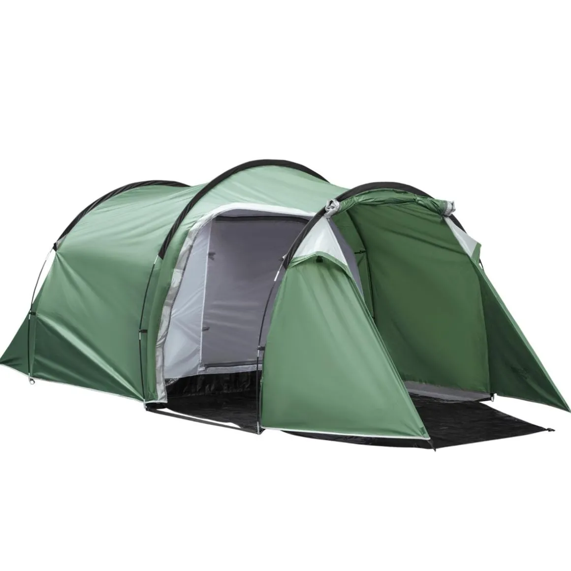 Outsunny - Tienda de campaña familiar 426x206x154 cm Verde