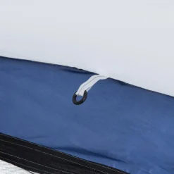 Outsunny - Tienda de camping con mosquiteras 350x350x230 cm Blanco y Azul