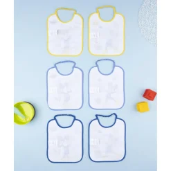 Pack 6 baberos niño Disney Mickey (tamaño pequeño)