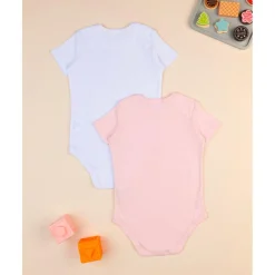 Pack 2 body rosa y blanco