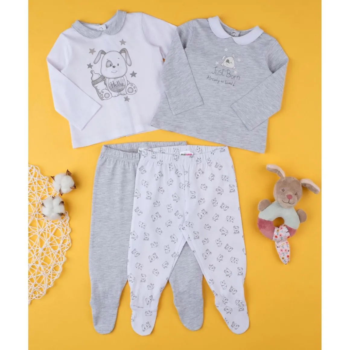 Pack 2 Conjuntos Unisex Grey