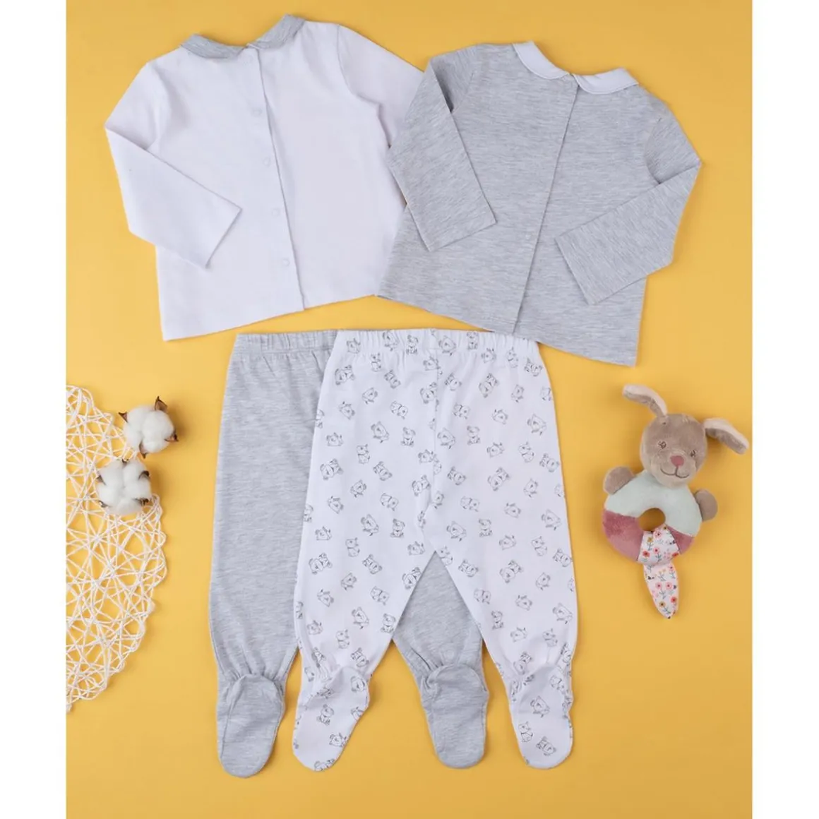 Pack 2 Conjuntos Unisex Grey