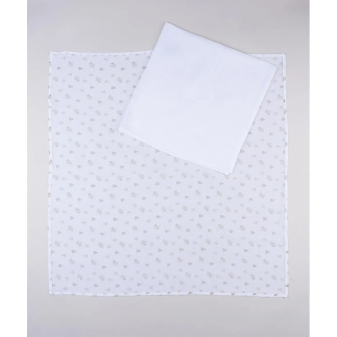 Pack 2 gasas de muselina para niño con estampados de ositos