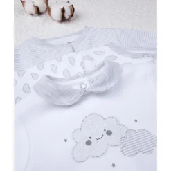 Pack 3 peleles unisex 'gris'