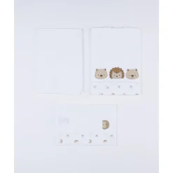 Pack 3 piezas cuna/capazo – animalitos