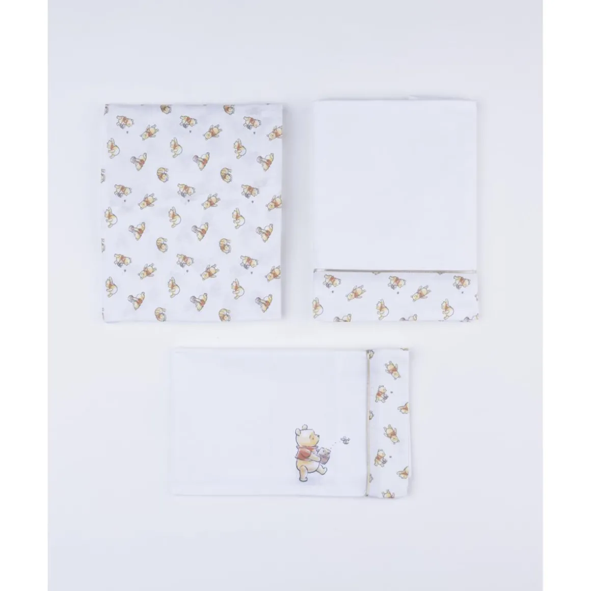 Pack 3 piezas cuna/capazo – Winnie the Pooh all over