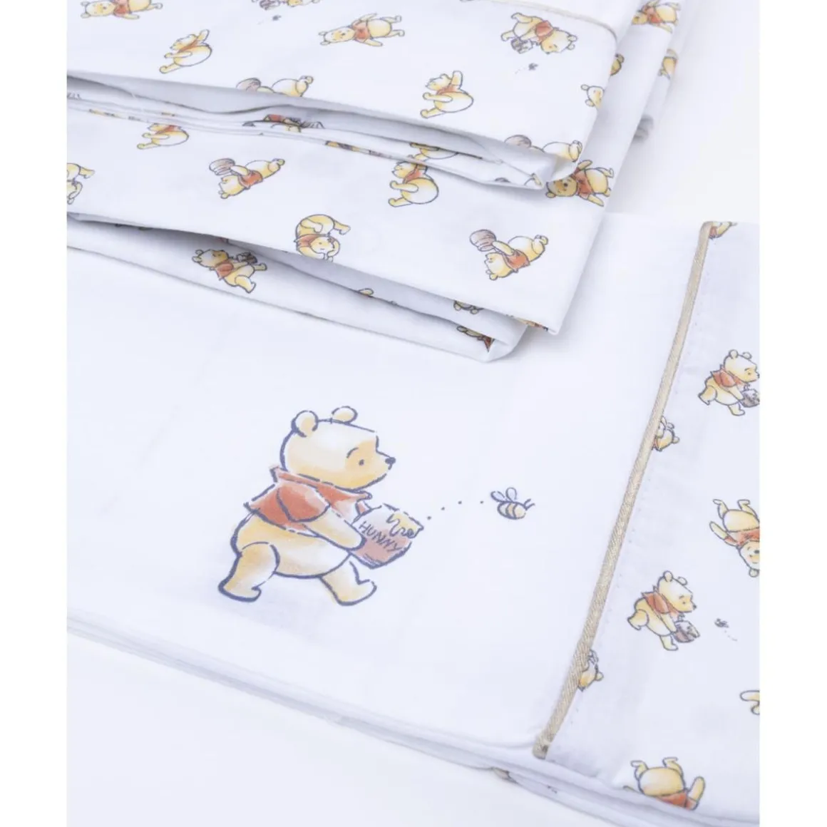 Pack 3 piezas cuna/capazo – Winnie the Pooh all over