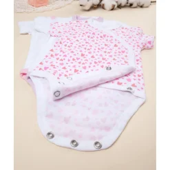 Pack de 5 bodies cruzados para niña