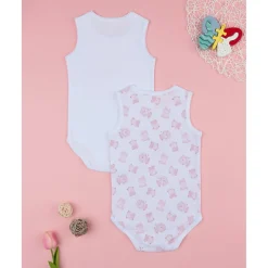 Pack de 2 Bodies de Canalé para Niña "Hippo"