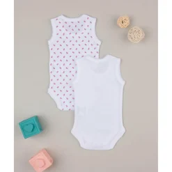 Pack de 2 Bodies sin Mangas para Niña