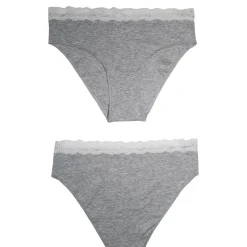 Pack de 2 bragas con encaje