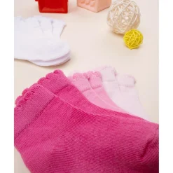Pack de 5 Calcetines Cortos para Niña