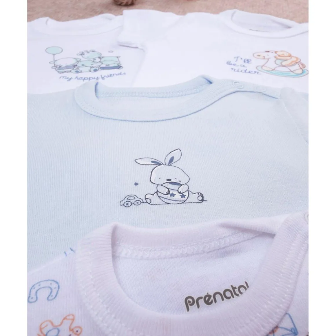 Pack x5 body intimi manga corta niño