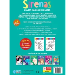 Paleta mágica de colores - Sirenas