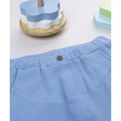Pantalón bebé azul de punto