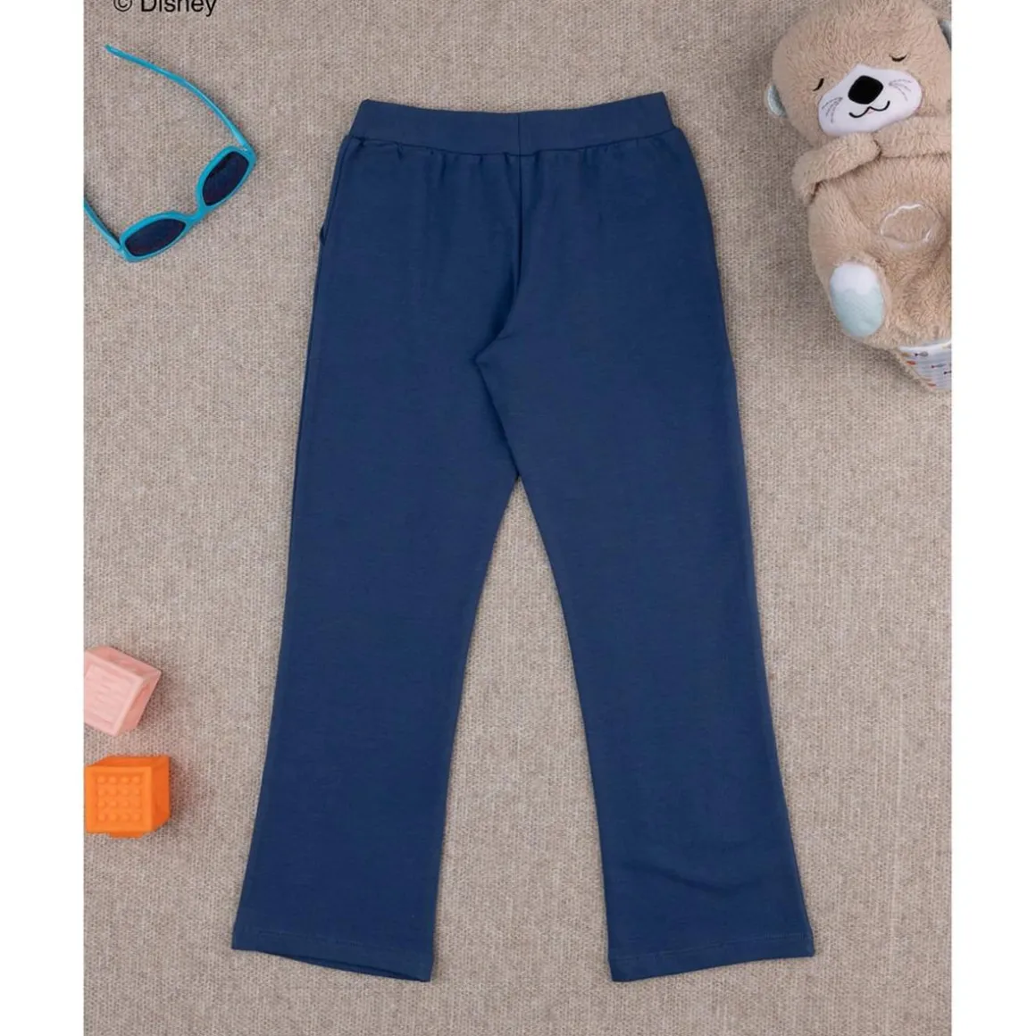 Pantalón de felpa azul niña Disney Minnie