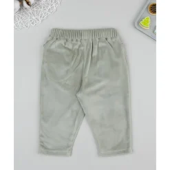 Pantalón de niña en terciopelo verde