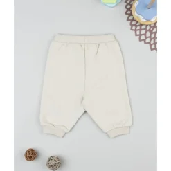 Pantalón de niño crema Little Friends