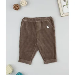 Pantalón de pana marrón bebé
