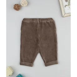 Pantalón de pana marrón bebé