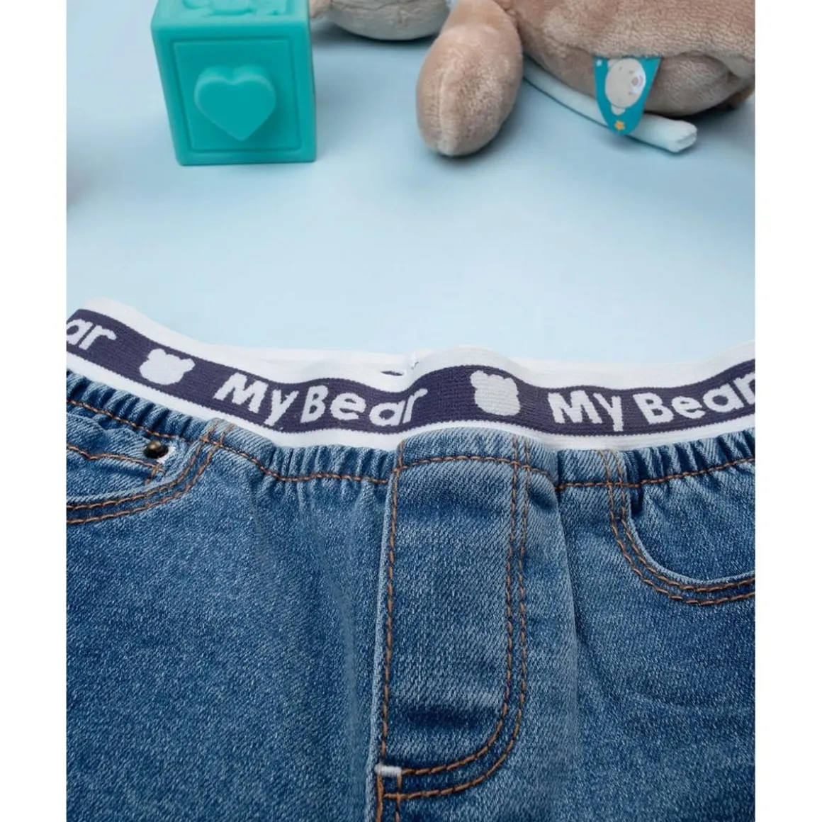 Pantalón niño denim