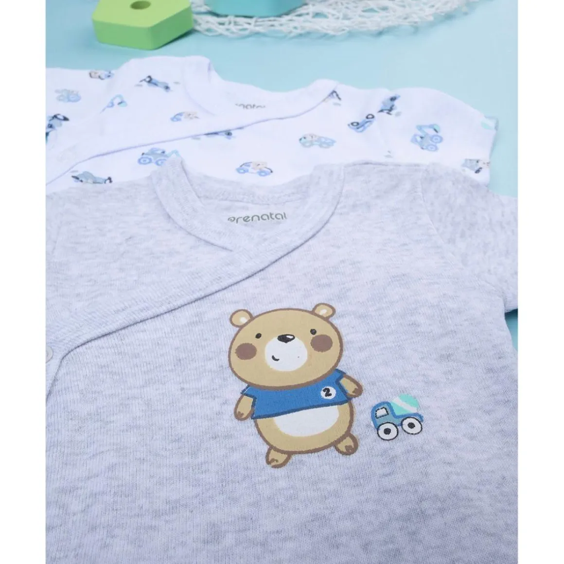Paquete de 2 bodies con estampado
