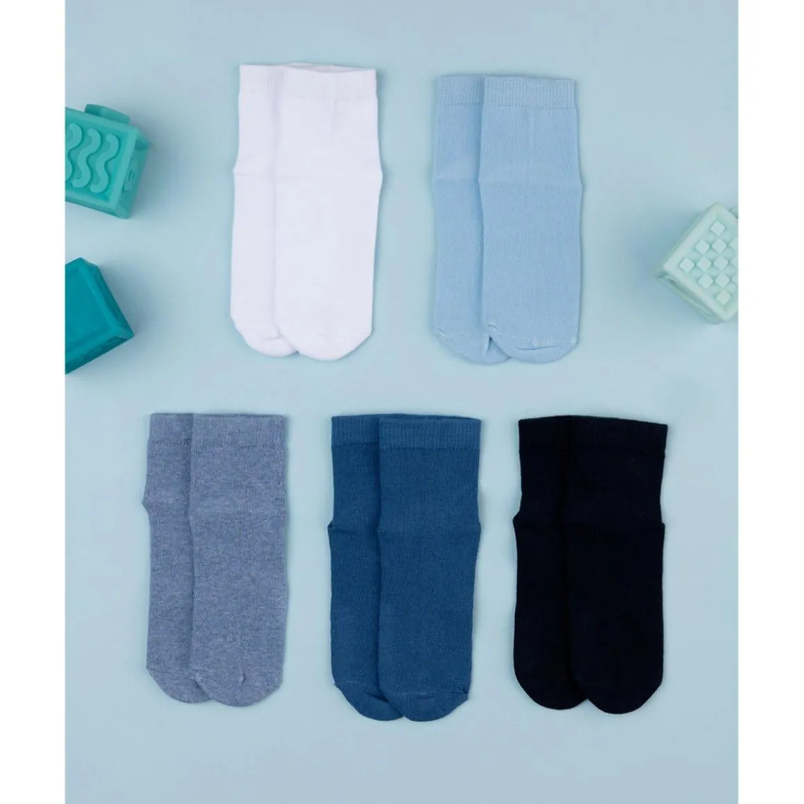 Paquete de 6 calcetines cortos para niño