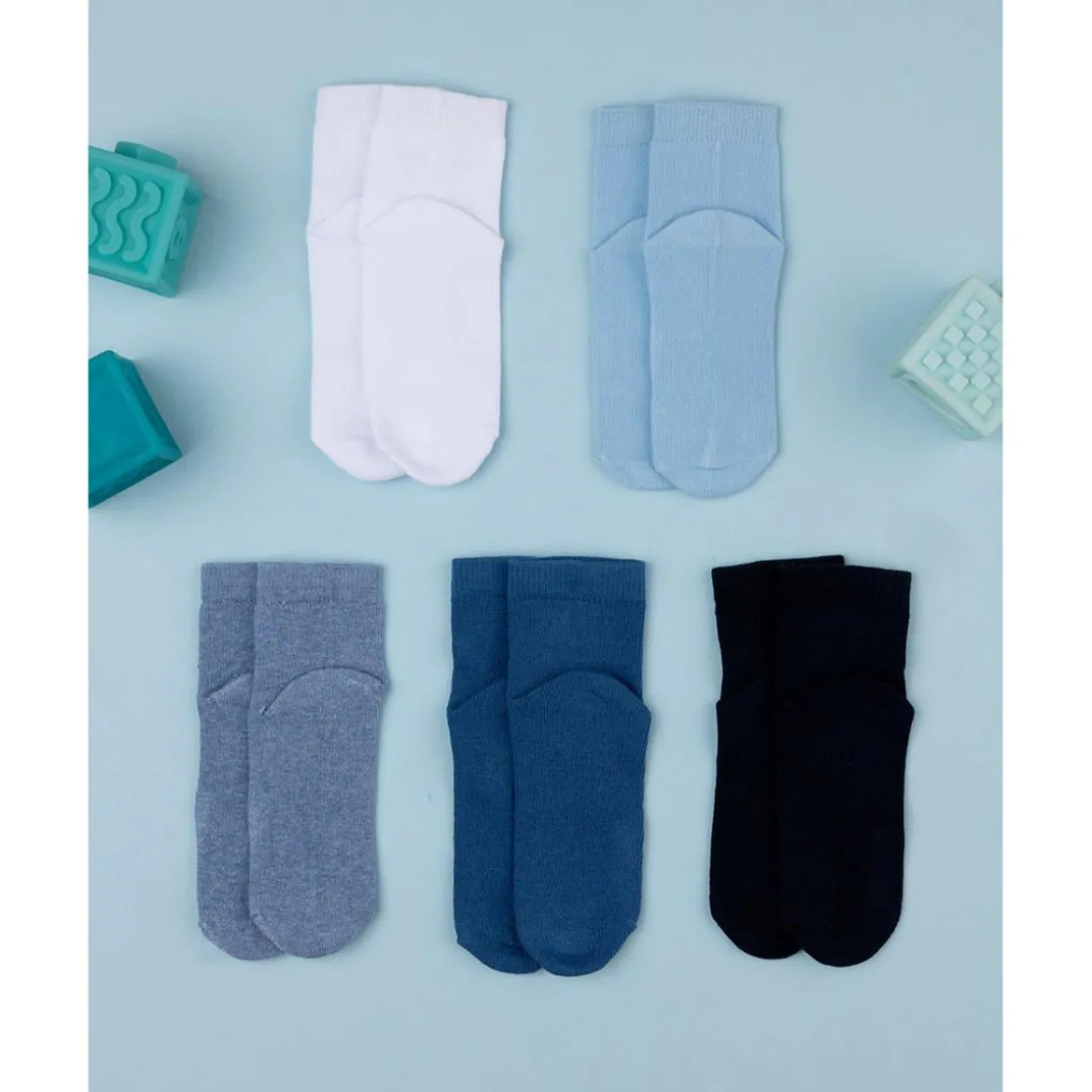 Paquete de 6 calcetines cortos para niño