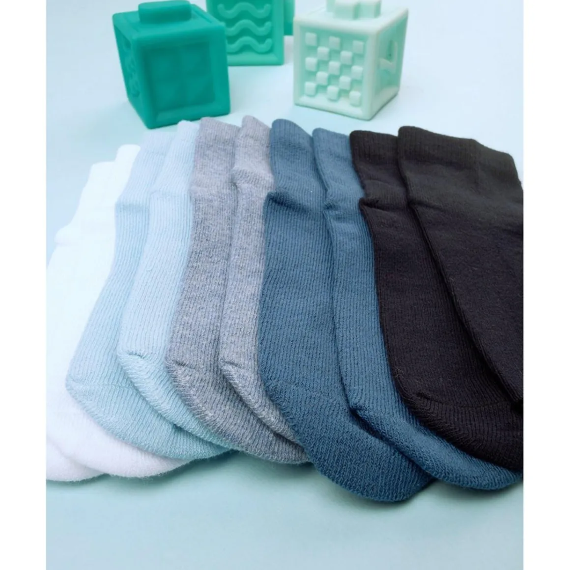 Paquete de 6 calcetines cortos para niño