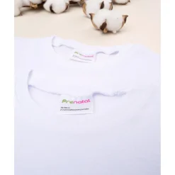 Paquete de 2 camisetas interiores de niño de media manga