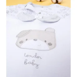 Paquete de 2 pijamas unisex gris