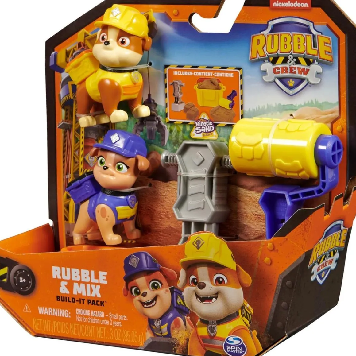 Patrulla Canina - Conjunto de Figuras de acción Rubble & Mix