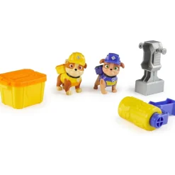 Patrulla Canina - Conjunto de Figuras de acción Rubble & Mix